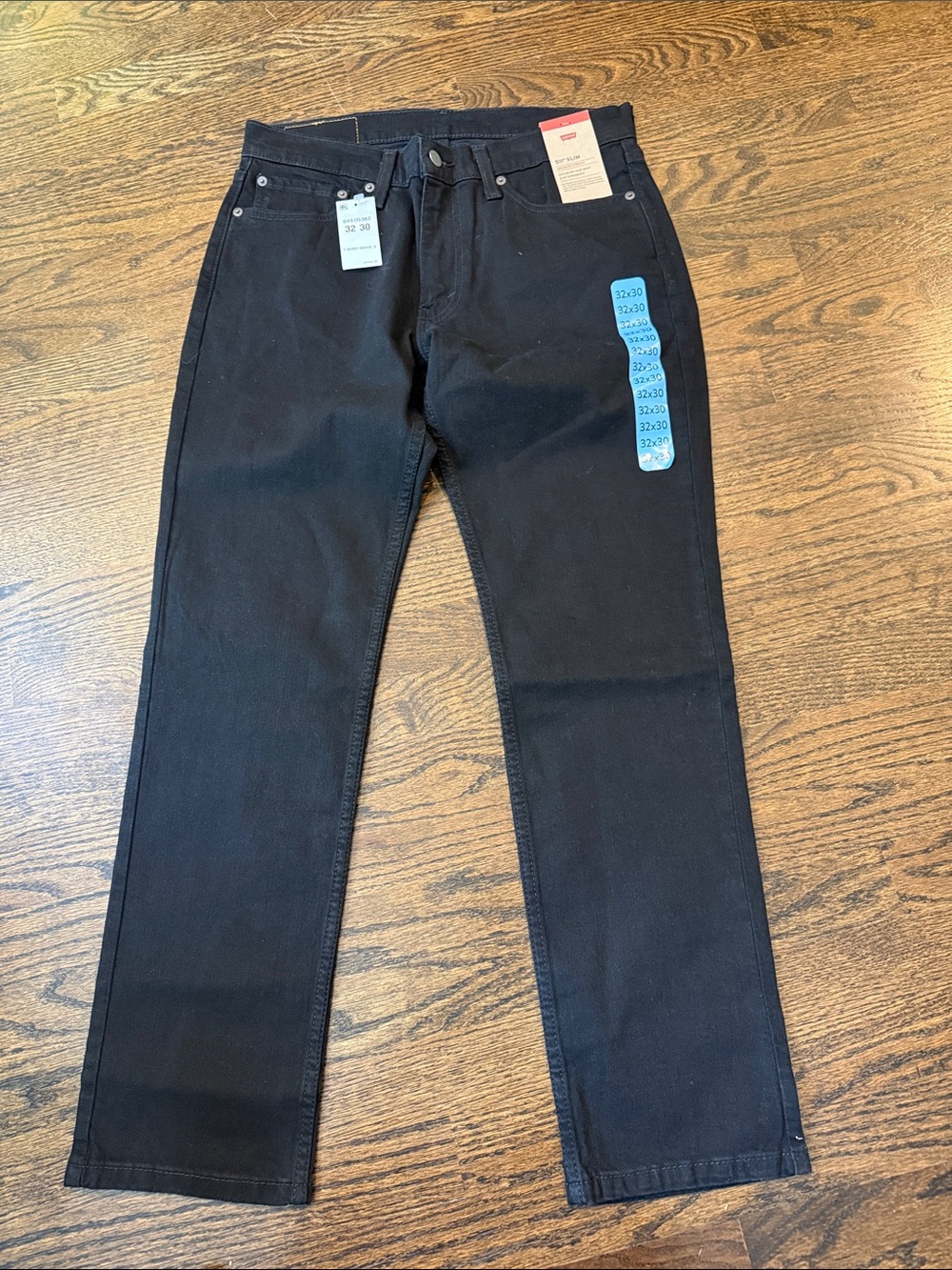 Men's Black Straight-Leg Jeans - Classic Everyday Style 511 32x30